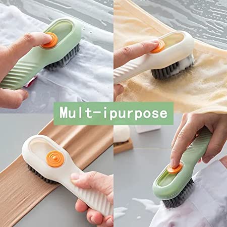 Multi-Functional Cleaning Brush With Soap Dispenser alionlinestore.pk