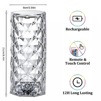 Crystal Table Lamp alionlinestore.pk
