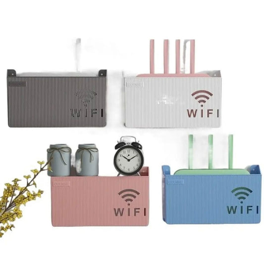 Wall Mounted Wifi Router Holder(Size : 24.5 x 14 cm) alionlinestore.pk
