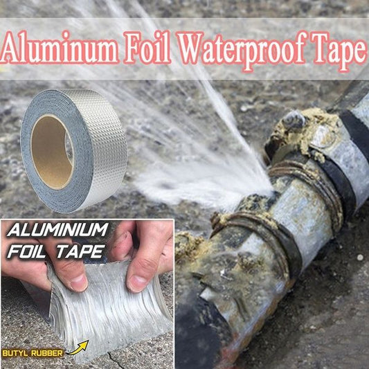 1.5M Aluminum Foil Butyl Rubber Tape Self Adhesive Waterproof Tape alionlinestore.pk