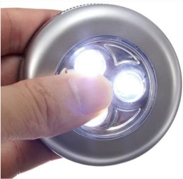 LED Push Button Tap Light