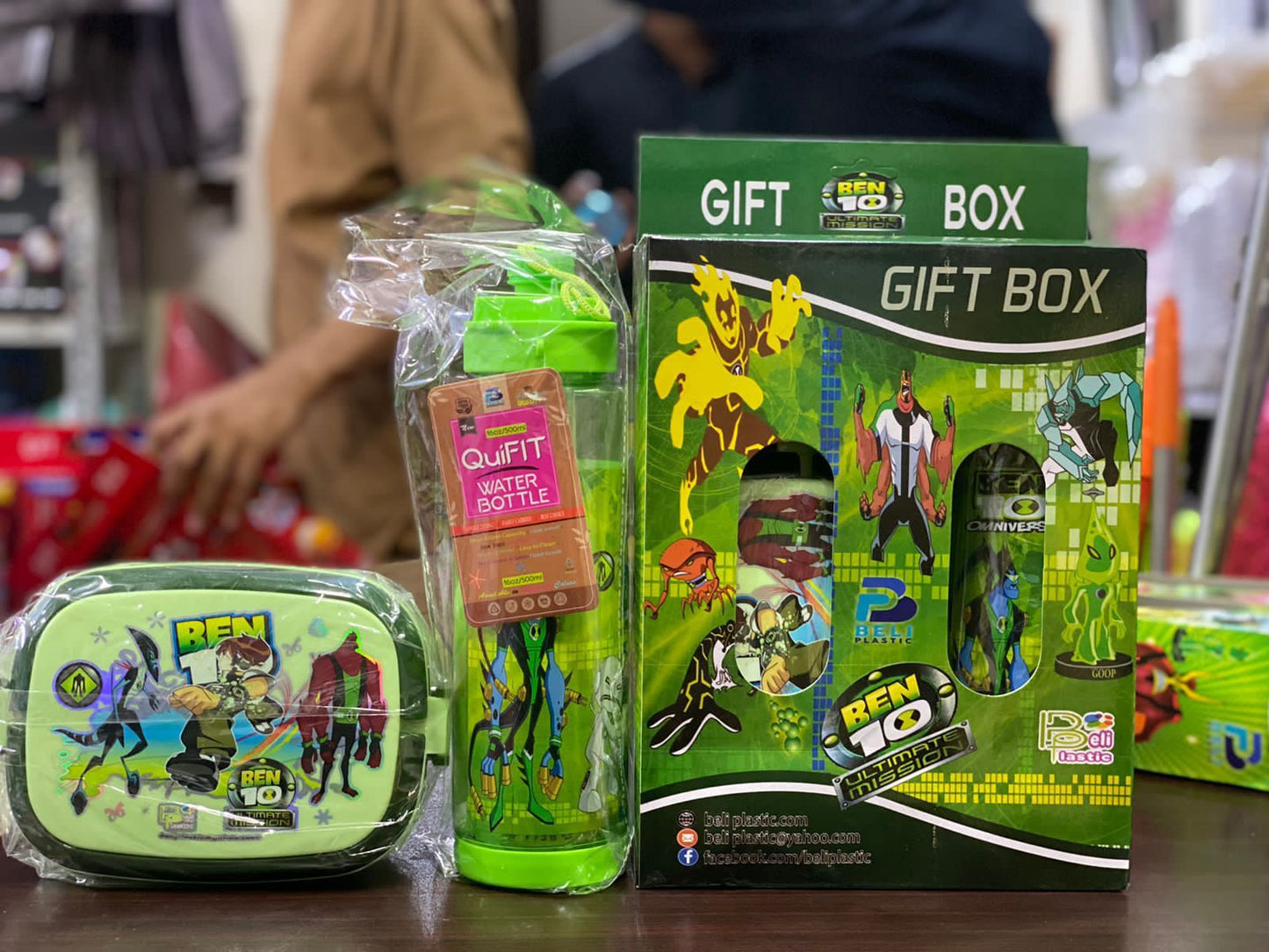Kids School Water Bottle & Lunch Box Gift Pack (Big Size) alionlinestore.pk