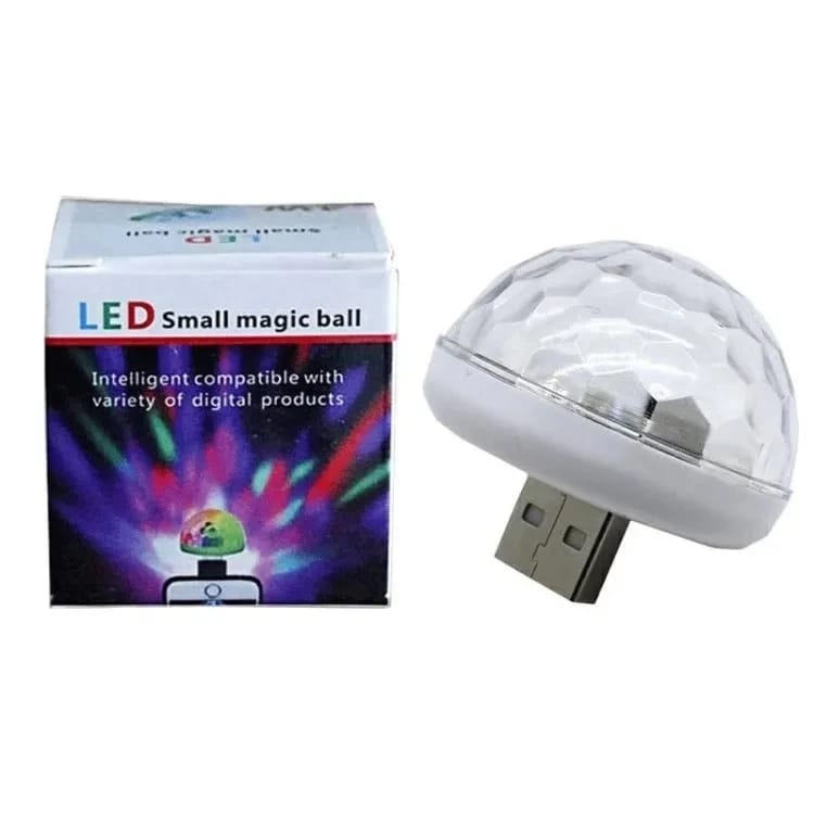 USB Party Lights Mini Disco Ball Sound Control alionlinestore.pk