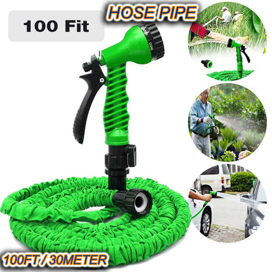 Magic Hose Pipe 100 Ft  Flexible Garden Hose alionlinestore.pk