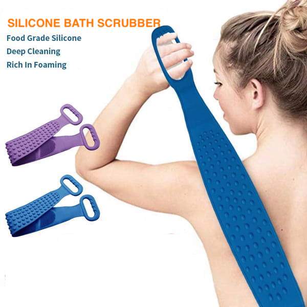 Silicone Bath Belt Body Cleansing Soft Brush Scrubber High Quality ALI ONLINE STORE