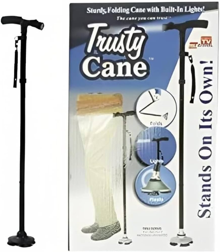 Trusty Cane Foldable Walking Stick ALI ONLINE STORE